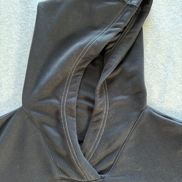 Under Armour Women's Black Fleece Pullover Hoodie Kangaroo Pocket XL - Picture 6 of 13